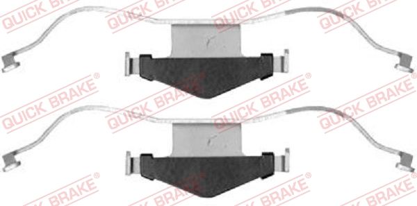 QUICK BRAKE Комплектующие, колодки дискового тормоза 109-1659